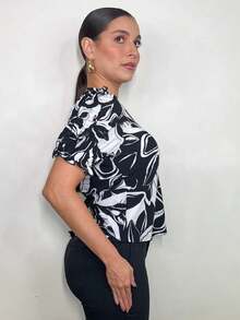 WOMEN'S BLOUSE - màu đen - Xem 2
