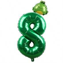 1 bộ bóng bay nhiều màu sắc hình xe hơi hoạt hình mini, động vật, số 40 inch và 32 inch, bao gồm vịt, ếch, lợn, gấu trúc, bò, xe cứu hỏa, v.v., dùng để trang trí tiệc, sinh nhật, ngày lễ, giáng sinh - Nhiều màu - Xem 41