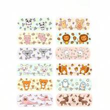 120pcs Funny Cartoon Bandages - Easy To Apply Self-Adhesive, Waterproof, Breathable Patches For Kids - Value Pack With Assorted Designs (Patterns Randomly Sent) - Multicolor - View 8