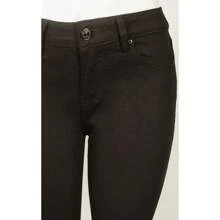 Rhinestone Bootcut Jeans - Botas negras de corte acampanado - Ver 2