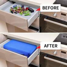 Battery Organizer Case, Batteries Storage Holder Container With Tester Checker. Garage Organization Box For 150+ AA AAA 9V C D (Not Includes Battery Pack) - Royal Blue - View 6