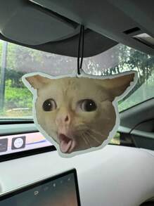 猫咪咳嗽呕吐表情很搞笑。汽车香薰纸、衣柜空气清新剂、香水、后视镜装饰、汽车内饰配件、天然芳香空气净化器、卡通浴室空气清新剂、客厅、办公室、卧室挂饰 - 五星級飯店香味 - 查看 7