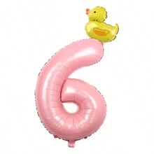 1 bộ bóng bay nhiều màu sắc hình xe hơi hoạt hình mini, động vật, số 40 inch và 32 inch, bao gồm vịt, ếch, lợn, gấu trúc, bò, xe cứu hỏa, v.v., dùng để trang trí tiệc, sinh nhật, ngày lễ, giáng sinh - Nhiều màu - Xem 65