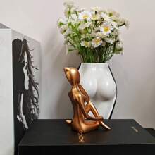 Scandinavische Stijl Luxe Yoga Meisje Hars Ambachtelijke Ornamenten, Moderne Woondecoratie Voor TV Kast, Wijnkast Beste Geschenken