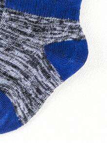 6 đôi tất chống trượt có miếng lót - Kiểu cổ chân cho bé gái và bé trai, phù hợp cho trẻ sơ sinh, trẻ mới biết đi và trẻ em mặc ở nhà - Nhiều màu - Xem 6