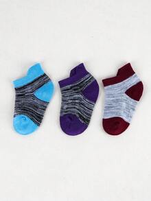 6 đôi tất chống trượt có miếng lót - Kiểu cổ chân cho bé gái và bé trai, phù hợp cho trẻ sơ sinh, trẻ mới biết đi và trẻ em mặc ở nhà - Nhiều màu - Xem 5