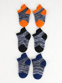 6 đôi tất chống trượt có miếng lót - Kiểu cổ chân cho bé gái và bé trai, phù hợp cho trẻ sơ sinh, trẻ mới biết đi và trẻ em mặc ở nhà - Nhiều màu - Xem 2