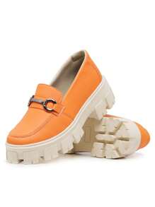 Women's Tractor Moccasin - 橘色 - 查看 1