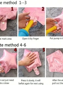 Kit 10 Metallic Balloons Insect Butterfly Garden Birthday Party - 藍色 - 查看 3