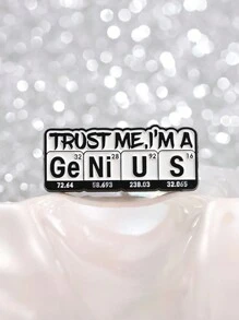 1pc Trust Me I'm A Chemical Element Men Pins Ge NI Phim Hoạt Hình Kim Loại Trâm Cài Ba Lô Sáng Tạo Huy Hiệu Ve Áo Quà Tặng Trang Sức Cho Bạn Bè - Nhiều màu - Xem 2