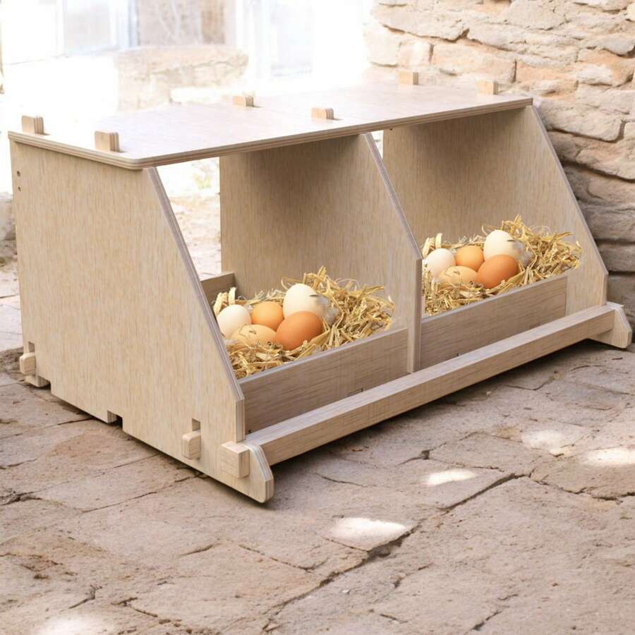 Perfect Nesting Boxes For Chickens & Ducks Wooden Chicken Nesting Box