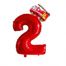 1 bộ bóng bay nhiều màu sắc hình xe hơi hoạt hình mini, động vật, số 40 inch và 32 inch, bao gồm vịt, ếch, lợn, gấu trúc, bò, xe cứu hỏa, v.v., dùng để trang trí tiệc, sinh nhật, ngày lễ, giáng sinh - Nhiều màu - Xem 25