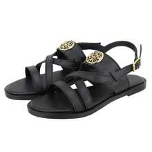 Flat Sandals Launch - 黑色 - 查看 2