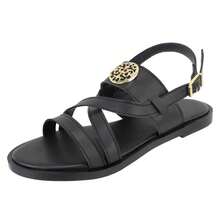 Flat Sandals Launch - 黑色 - 查看 1