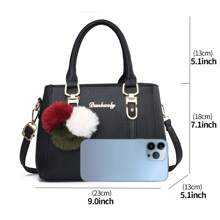 Small Purses And Handbags For Women, Fashion Crossbody Bag, Lightweight Shoulder Bag Ladies Tote Purse - 黑色 - 查看 2