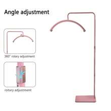 LED Floor Light, Nail Light With Remote Control And Phone Stand Half Moon Light, Adjustable Height And Brightness, Eyelash Extension Skin Care Beauty Light - 查看 5