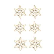 Bộ 6 vòng khăn ăn hình chuông cây thông Noel, giá đỡ khăn ăn hình chuông cho tiệc cưới, Giáng sinh, trang trí bàn tiệc Lễ Tạ ơn - Nhiều màu - Xem 12