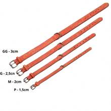 Adjustable Collar With Double Thickness Reinforced Comfortable For Large Medium Small Dogs LR-0315 - 紅色 - 查看 5