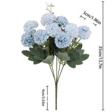 1支逼真玫瑰、牡丹、茶玫瑰仿真花，适合情人节、房间装饰、摆设，也适合新年、家居装饰、婚礼、情人节鲜花装饰、情人节礼物 - 彩色 - 查看 13