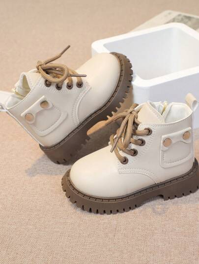 Bottes Chelsea de mode dégradées rétro pour enfants, style monopédale pour l'extérieur