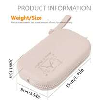 硅胶旅行化妆包/女士便携化妆包/零钱包/口红化妆包/饰品收纳包/小旅行套装必备拉链封口化妆包旅行配件夏季出游用品 - 彩色 - 查看 3