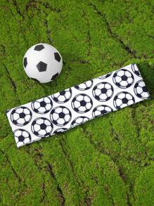 1pc Fashionable Sports Headband Unisex - Football, Basketball, Volleyball, Tennis Printed Pattern, Non-Slip Sweat Absorbing, Suitable For Yoga, Fitness, Running Halloween Hair Band Turban Headband Sweatband