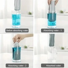 5 miếng/gói khăn lau kính sợi nhỏ, khăn lau kính họa tiết vảy cá, khăn lau cửa sổ không xơ, nước lau gương ô tô và nhà bếp, giẻ lau đa năng không để lại vệt, đồ dùng vệ sinh - Nhiều màu - Xem 9