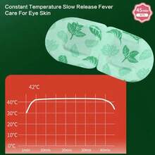 10/20/30片艾蒿蒸汽眼罩自热睡眠眼贴一次性加热眼罩舒缓恒温控温45分钟 - 彩色 - 查看 13