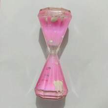 1pc Creative Jelly Pudding Color Stress Relief Oil Leakage Ornament Cartoon Liquid Hourglass Timer, Random Internal Decor - Multicolor - View 14