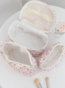 1PC/Set Túi đựng đồ trang điểm họa tiết hoa hồng, Túi đựng đồ trang điểm di động thời trang và giản dị, Đa chức năng, Túi đựng đồ trang điểm đơn giản, Túi đựng đồ trang điểm dung tích lớn Túi đựng đồ trang điểm Tổ chức trang điểm Tổ chức trang điểm Túi đựng đồ trang điểm Túi đựng đồ trang điểm - Hồng - Xem 7