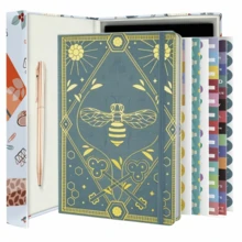 1 Set Boho Style Fantasy Themed Notebook - Vegan Soft Cover Dotted Journal With Pen Loop, Elastic Band, And Inner Pockets - Premium Paper Diary For Business, Learning, Creatives - Multicolor - View 10