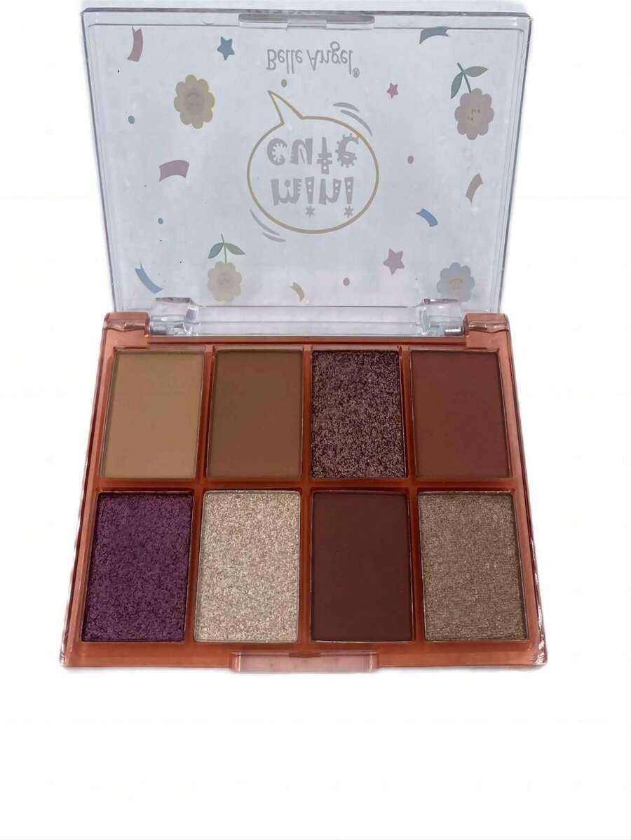 KIT WITH 8 COLORS AND EYESHADOW -B142 BELLE ANGEL! - 咖啡 - 查看 1