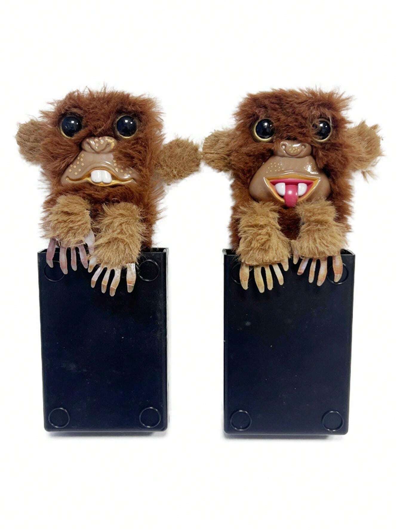 New Popular Novelty Prank Gag Monkey Timed Pull String Trick Toy, Hairy