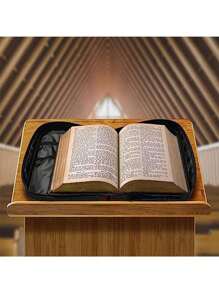 时尚简约复活节耶稣印花圣经袋和 1 个不锈钢书签，带和链条、首字母印刷、圣经封面、圣经架、便携整理袋，带拉链和口袋，适用于标准尺寸圣经袋，用于圣经学习，圣经封面，花卉圣经盒，带手柄的圣经袋，非常适合成人女性男性圣经学习（黑色）（拉链位置随机）