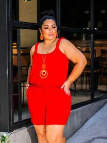 Women Two-piece Outfits - Rojo - Ver 5