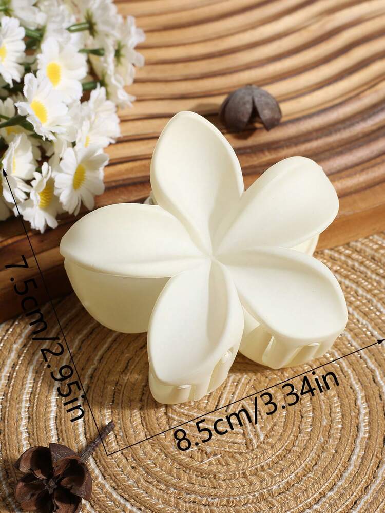 1/3 piezas Pinzas para el cabello vintage con flores de ciruelo mate, pinzas elegantes de moda para el cabello para mujeres - Multicolor - Añade 8