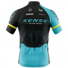 Áo đạp xe Boyfriend Style Pro Tour Sense dành cho nam có túi chống tia UV 50+ - Màu xanh lam - Xem 2