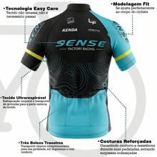Áo đạp xe Boyfriend Style Pro Tour Sense dành cho nam có túi chống tia UV 50+ - Màu xanh lam - Xem 3