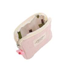 Simple Floral Quilted Square Storage Bag, Lightweight Zipper Sanitary Napkin Storage Box For Travel Storage Bag,Makeup Bag,Cosmetic Bag,Vacation Organizer,Large Capacity Makeup Organizer Makeup Case, For Lipstick, Brush, Skincare, Mobile Phone, Coin, Small Items, For Home,Gift,Vacation And Festival Halloween Christmas Multifunctional Use,Boho Vibes