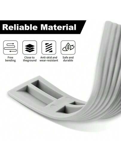 Step Ramp Climbing ILIFE Xiao Mi Roborock IRobot Roomba Eufy Ecovacs Robot Stofzuiger Sweeper Sill/Vacuum Cleaner Door Sill Bar Mat Replacement Accessories Rubber Threshold Ramp, Universal Wheelchair Doorways Bathroom Bars view 3