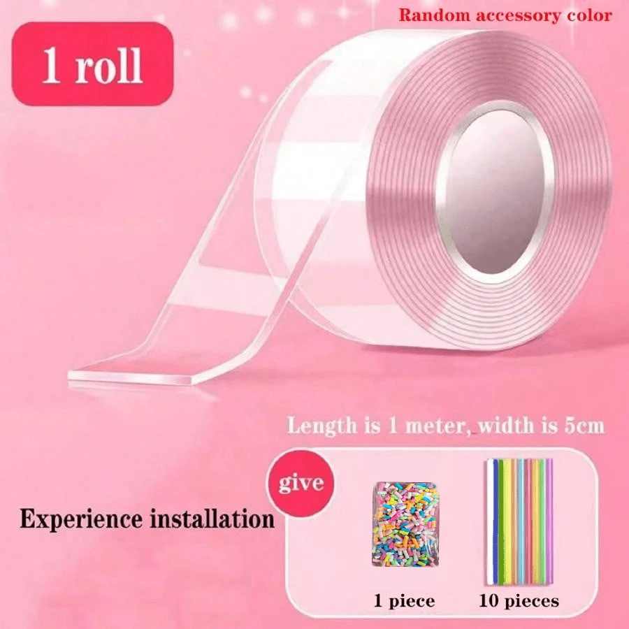Nano Bubble Tape Multipurpose Adhesive, Can Blow Bubbles,No Trace