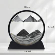 Stress-Relief Deep Sea Sand Art - 3D Glass Moving Sand Painting, Perfect For Home & Office Decor, Ideal Gift For Holidays And Dorms Birthday Gifts Graduation