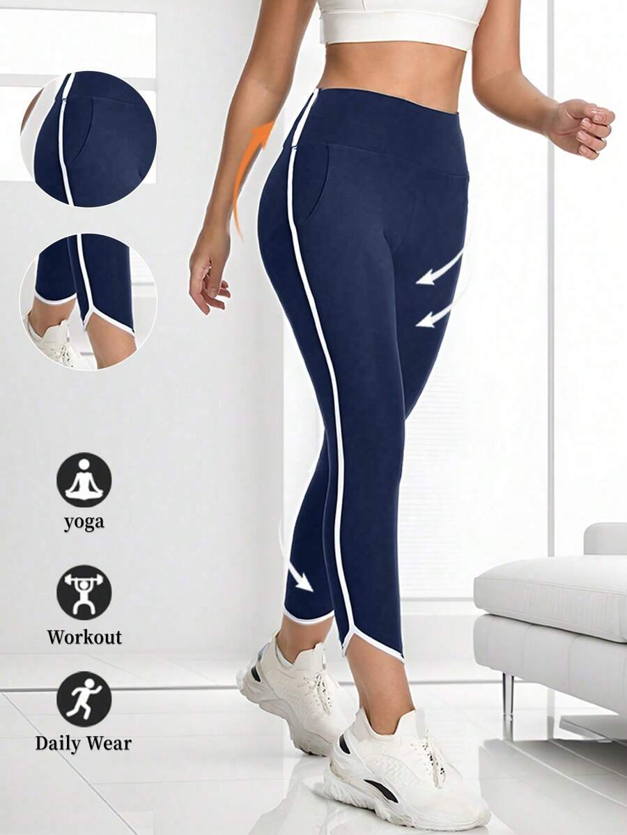 Summer Workout 1 Piece With Pocket New Arrival Women's Workout Leggings For Running, Yoga & Fitness With High Waist And Stretchy Fit