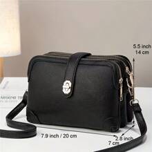 Small Crossbody Bags For Women Fashion Cell Phone Purse Ladies Multiple Pockets Shoulder Handbags - 白色 - 查看 2