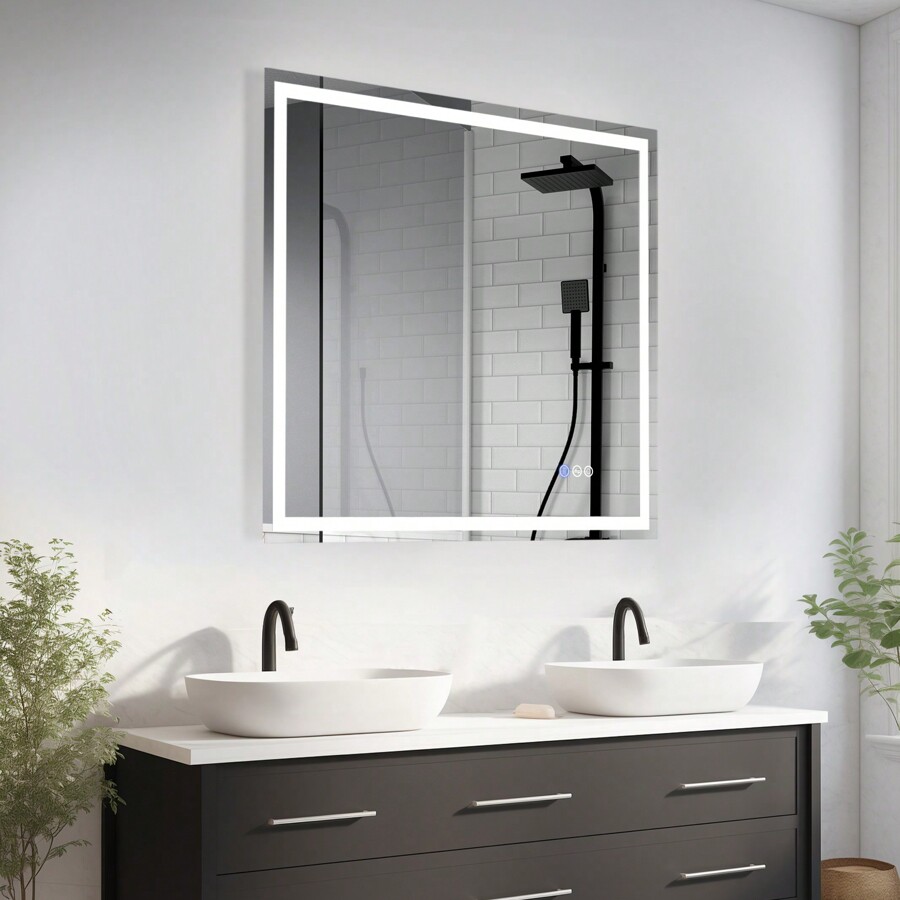 32 X 36 LED Bathroom Mirror LED Mirror Bathroom Decor Vanity Makeup