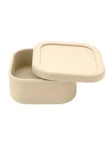 1pc Personalized Customization Name Silicone Children Lunch Box Single Compartment Dinner Plate Portable Kids Food Storage Box Custom Kids Tableware, Back To School, Bento Lunch Box - Multicolor - View 14