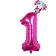 1 bộ bóng bay nhiều màu sắc hình xe hơi hoạt hình mini, động vật, số 40 inch và 32 inch, bao gồm vịt, ếch, lợn, gấu trúc, bò, xe cứu hỏa, v.v., dùng để trang trí tiệc, sinh nhật, ngày lễ, giáng sinh - Nhiều màu - Xem 77