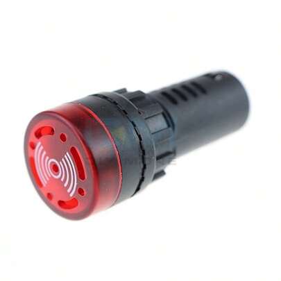 Alarme Sirene Sonoro Luminoso Buzzer Audiovisual