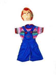 Costume Kids Child Halloween Cosplay Party - trắng - Xem 2