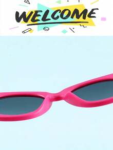 Gói kết hợp 2 cặp (Phong cách ngẫu nhiên) - Nhiều kiểu dáng thời trang, Gọng mắt mèo, Gọng hoa, Gọng tai mèo, Màu sắc tươi sáng, Thích hợp cho các bữa tiệc và hoạt động ngoài trời, Thích hợp cho cả bé trai và bé gái - Nhiều màu - Xem 4